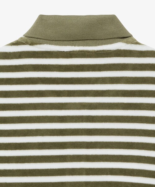 LACOSTE（ラコステ）の「ベロアボーダー半袖ポロシャツ（ポロシャツ・レディース・オリーブ/ネイビー・34/36/38/40）」の22枚目の写真