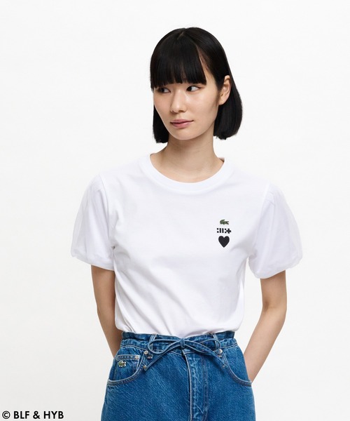 ラコステロゴ ラコステ tシャツ 刺繍 ラコステ tシャツ 刺繍 新品