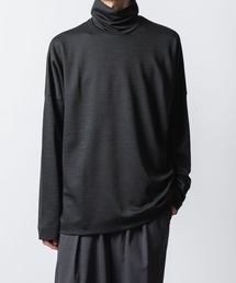 【 直営店・ZOZOTOWN限定 】WO/NYスムース ハイネックカットソー L/S/ WO/NY SMOOTH OVERSIZED HIGHNECK L/S TEE