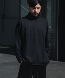 【 直営店・ZOZOTOWN限定 】WO/NYスムース ハイネックカットソー L/S/ WO/NY SMOOTH OVERSIZED HIGHNECK L/S TEE