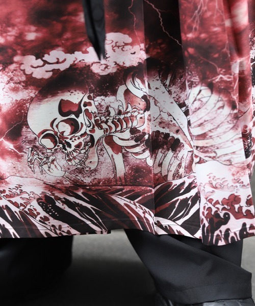 セール】ガシャドクロ柄巻きスカート（スカート）｜REZEN（リゼン）の