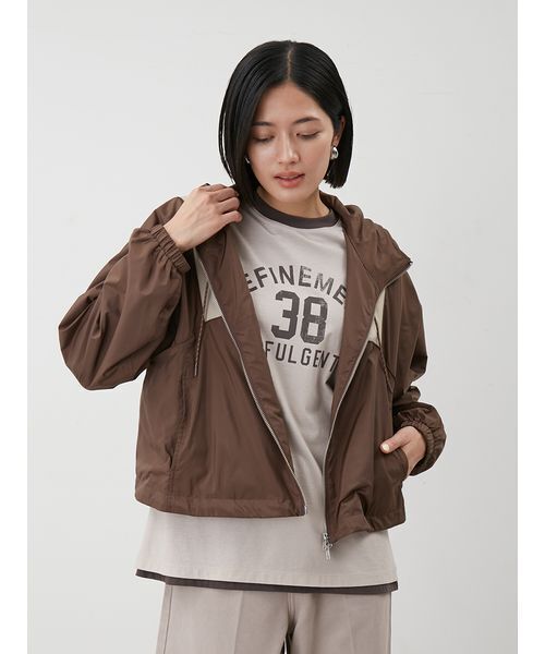 セール】撥水リサイクルポリコンパクトサイズブルゾン（ブルゾン