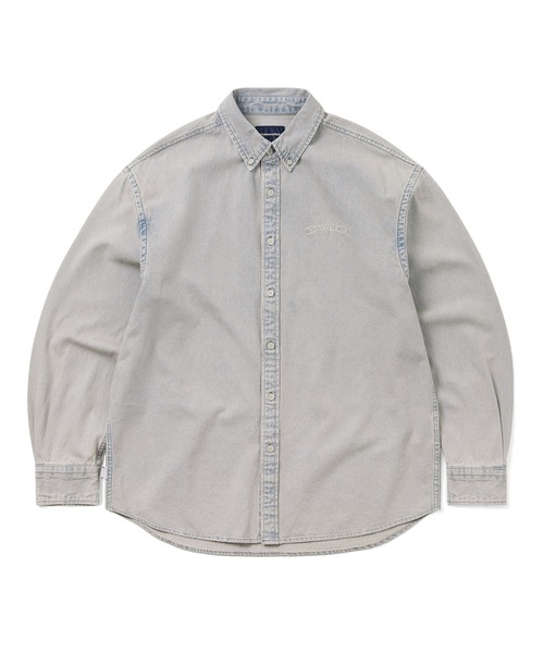 thisisneverthat(ディスイズネバーザット)の「Washed Denim Shirt(シャツ/ブラウス・メンズ・ブラウン/ネイビー/ラベンダー・XL/L/M/S)」の3枚目の写真