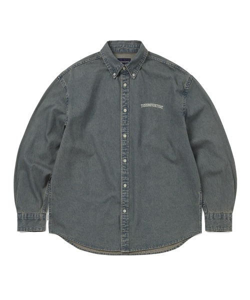 thisisneverthat(ディスイズネバーザット)の「Washed Denim Shirt(シャツ/ブラウス・メンズ・ブラウン/ネイビー/ラベンダー・XL/L/M/S)」の2枚目の写真