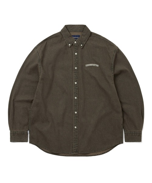 thisisneverthat(ディスイズネバーザット)の「Washed Denim Shirt(シャツ/ブラウス・メンズ・ブラウン/ネイビー/ラベンダー・XL/L/M/S)」の1枚目の写真