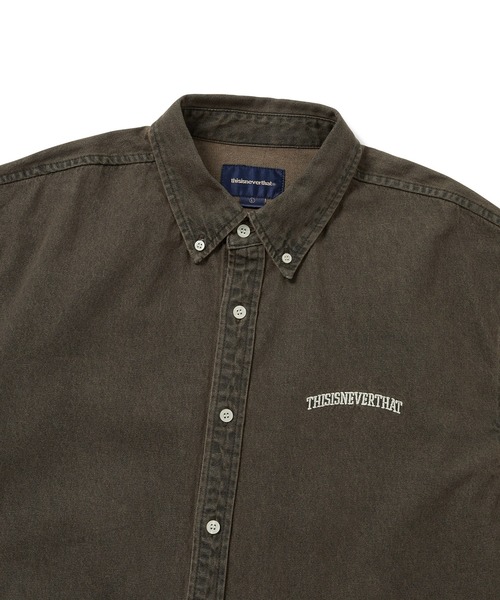 thisisneverthat(ディスイズネバーザット)の「Washed Denim Shirt(シャツ/ブラウス・メンズ・ブラウン/ネイビー/ラベンダー・XL/L/M/S)」の5枚目の写真