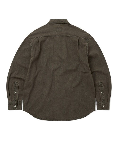 thisisneverthat(ディスイズネバーザット)の「Washed Denim Shirt(シャツ/ブラウス・メンズ・ブラウン/ネイビー/ラベンダー・XL/L/M/S)」の6枚目の写真