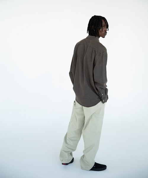 thisisneverthat(ディスイズネバーザット)の「Washed Denim Shirt(シャツ/ブラウス・メンズ・ブラウン/ネイビー/ラベンダー・XL/L/M/S)」の7枚目の写真