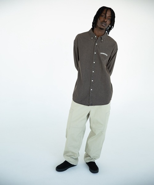 thisisneverthat(ディスイズネバーザット)の「Washed Denim Shirt(シャツ/ブラウス・メンズ・ブラウン/ネイビー/ラベンダー・XL/L/M/S)」の8枚目の写真