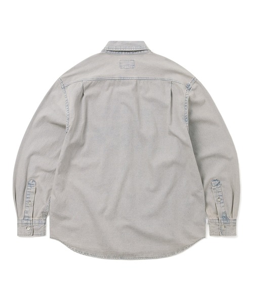 thisisneverthat(ディスイズネバーザット)の「Washed Denim Shirt(シャツ/ブラウス・メンズ・ブラウン/ネイビー/ラベンダー・XL/L/M/S)」の12枚目の写真