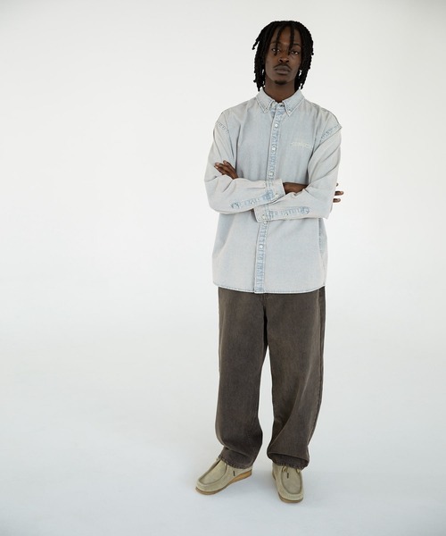 thisisneverthat(ディスイズネバーザット)の「Washed Denim Shirt(シャツ/ブラウス・メンズ・ブラウン/ネイビー/ラベンダー・XL/L/M/S)」の13枚目の写真