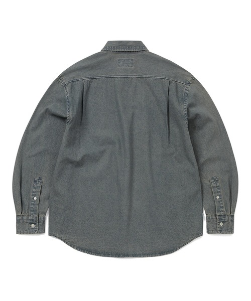 thisisneverthat(ディスイズネバーザット)の「Washed Denim Shirt(シャツ/ブラウス・メンズ・ブラウン/ネイビー/ラベンダー・XL/L/M/S)」の10枚目の写真