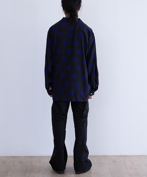 cotton pan（コットンパン）の「COTTON PAN Shawn STAR L/S レーヨンシャツ (Shawn STAR)（シャツ/ブラウス・メンズ・ブラック・2/1）」の8枚目の写真