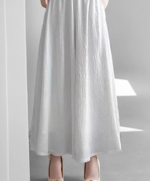 cammie(キャミー)の「スーパーワイドフレアパンツ(その他パンツ・レディース・ブラック/ホワイト/グレー・MEDIUM/LARGE)」の6枚目の写真