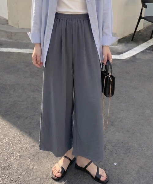 cammie(キャミー)の「スーパーワイドフレアパンツ(その他パンツ・レディース・ブラック/ホワイト/グレー・MEDIUM/LARGE)」の11枚目の写真