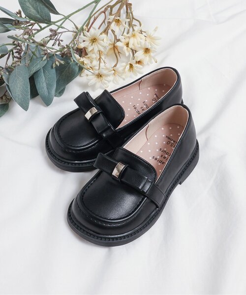 apres les cours（アプレレクール）の「リボンローファー（ローファー・キッズ・ブラック・16/18/15 /19/17）」の11枚目の写真