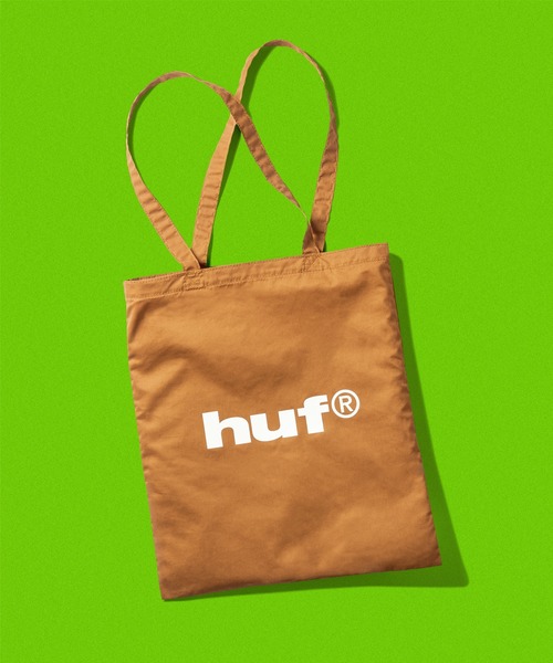 HUF（ハフ）の「HUF eightynine COLOR TOTE BAG（トートバッグ・メンズ・ブラック/ブルー系その他/キャメル/レッド系その他/レモンイエロー・O/S）」の4枚目の写真
