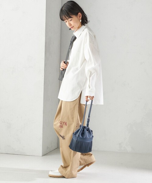 TICCA(ティッカ)の「【SHIPS別注】TICCA: 50th ANNIV オックスフォード シャツ(シャツ/ブラウス・レディース・ライトブルー/ホワイト・ONE SIZE)」の4枚目の写真