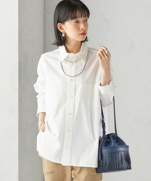 TICCA(ティッカ)の「【SHIPS別注】TICCA: 50th ANNIV オックスフォード シャツ(シャツ/ブラウス・レディース・ライトブルー/ホワイト・ONE SIZE)」の8枚目の写真