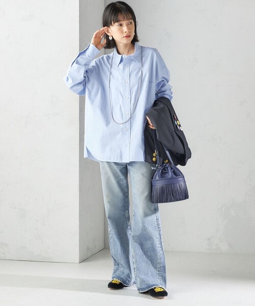 TICCA(ティッカ)の「【SHIPS別注】TICCA: 50th ANNIV オックスフォード シャツ(シャツ/ブラウス・レディース・ライトブルー/ホワイト・ONE SIZE)」の22枚目の写真