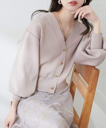 natural couture | 【WEB限定】プチプラハトメバー釦カーデ(カーディガン/ボレロ)