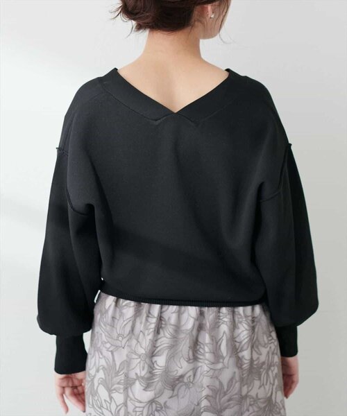 natural couture(ナチュラルクチュール)の「【WEB限定】プチプラハトメバー釦カーデ(カーディガン/ボレロ・レディース・ネイビー/チャコールグレー/ブラック/ライトグレー/アイボリー/グレイッシュベージュ/ピンク系その他/モカ・FREE)」の21枚目の写真