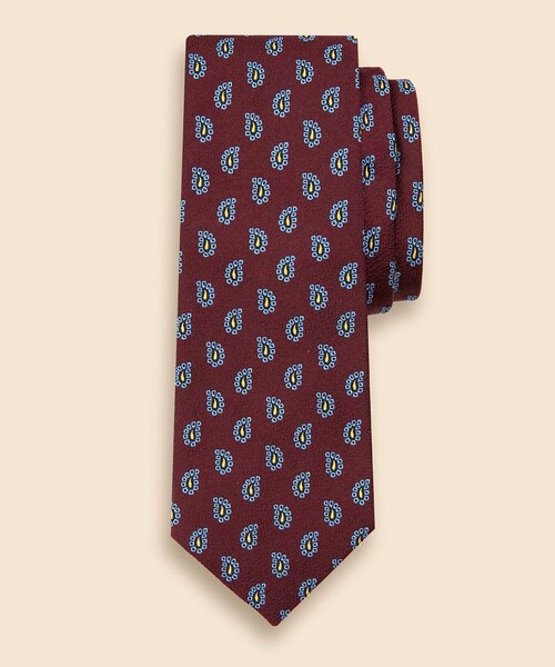 BROOKS BROTHERS(ブルックスブラザーズ)の「シルク ラージペイズリー ジャカードタイ(ネクタイ・メンズ・ネイビー/レッド・ONE SIZE)」の2枚目の写真