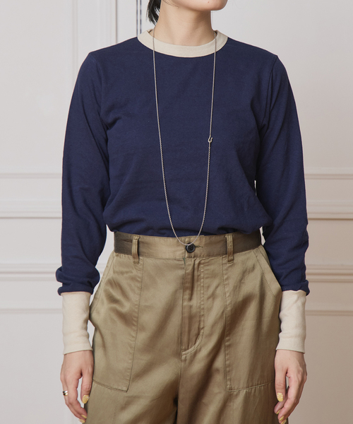 追加》【fifi original collection】trim ロングスリーブTシャツ（T