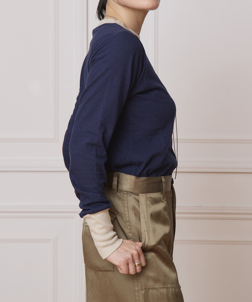 追加》【fifi original collection】trim ロングスリーブTシャツ（T