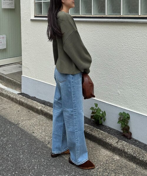 CIAOPANIC TYPY（チャオパニックティピー）の「【WEB限定】スポンディッシュダブルジップニットカーディガン（カーディガン/ボレロ・レディース・ピンク/カーキ/ブラック/グレー/オフホワイト・ONE SIZE）」の21枚目の写真