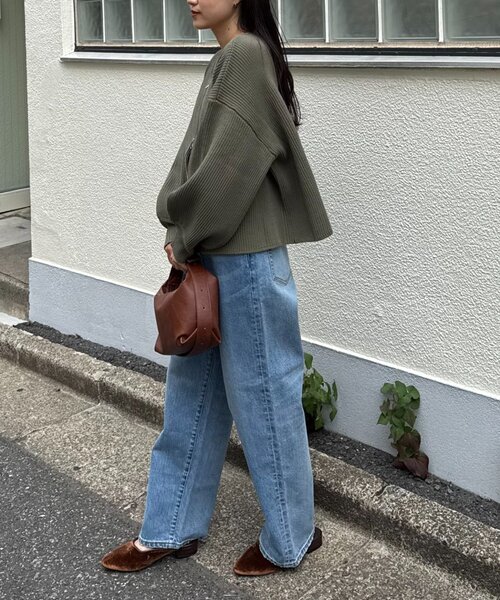 CIAOPANIC TYPY（チャオパニックティピー）の「【WEB限定】スポンディッシュダブルジップニットカーディガン（カーディガン/ボレロ・レディース・ピンク/カーキ/ブラック/グレー/オフホワイト・ONE SIZE）」の22枚目の写真