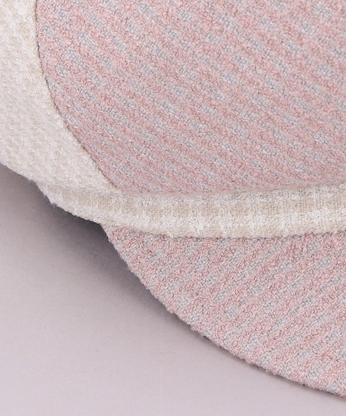 CA4LA（カシラ）の「REMI CASQUETTE（キャスケット・レディース・ブラック/ブラック×ホワイト/ピンク・ONESIZE）」の8枚目の写真