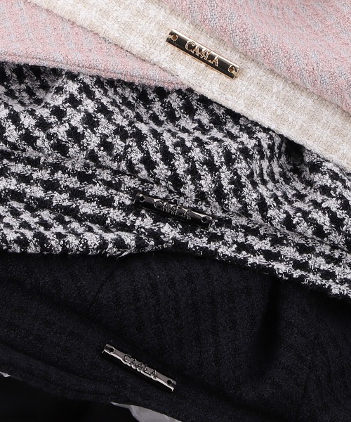 CA4LA（カシラ）の「REMI CASQUETTE（キャスケット・レディース・ブラック/ブラック×ホワイト/ピンク・ONESIZE）」の10枚目の写真