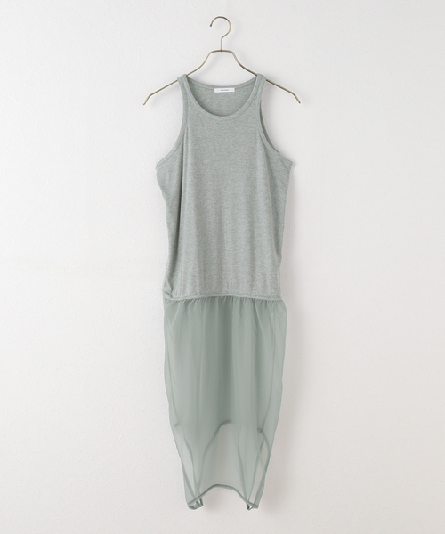 JOURNAL STANDARD(ジャーナルスタンダード)の「シアーレイヤーリブタンク(タンクトップ・レディース・ブラウン/ブルー・FREE)」の7枚目の写真