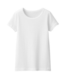 無印良品（ムジルシリョウヒン）の「キッズ　あったか綿　クルーネック半袖Ｔシャツ（インナーウェア/肌着）」