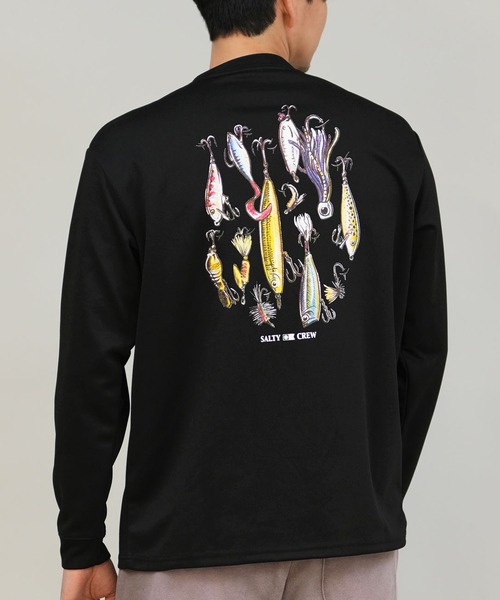 SALTY CREW(ソルティークルー)の「SALTY CREW/ソルティークルー 長袖Tシャツ/ロンT バックプリント 75-063(Tシャツ/カットソー・メンズ・ブラック/ホワイト・M/L)」の1枚目の写真