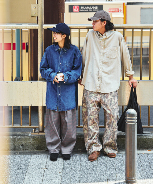 NAUTICA(ノーティカ)の「NAUTICA/ノーティカ ヴィンテージライク オーバーダイ加工 オックスフォードBDシャツ(シャツ/ブラウス・メンズ・ブラック/グリーン/ベージュ/ネイビー・MEDIUM/LARGE/X-LARGE)」の7枚目の写真