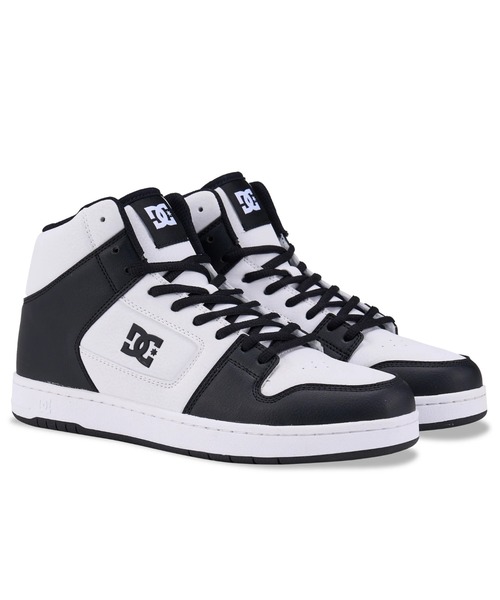 DC SHOES(ディーシーシューズ)の「MANTECA 4 HI SN/DCハイカットスニーカー(スニーカー・メンズ・ホワイト×ブラック・26cm/25cm/24.5cm/24cm/23.5cm/23cm/30cm/29cm/28.5cm/28cm/27.5cm/27cm/26.5cm/25.5cm)」の1枚目の写真
