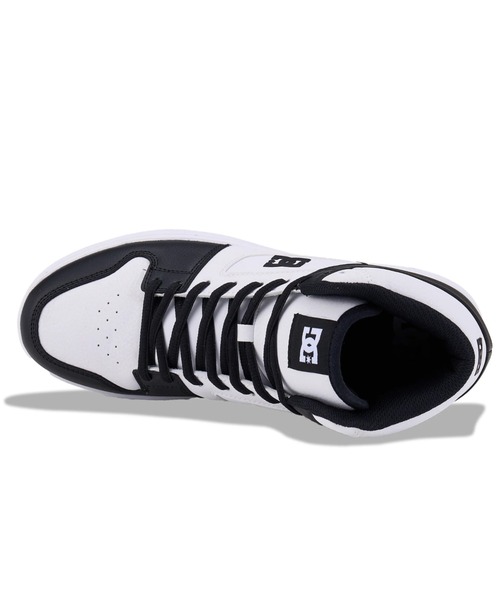 DC SHOES(ディーシーシューズ)の「MANTECA 4 HI SN/DCハイカットスニーカー(スニーカー・メンズ・ホワイト×ブラック・26cm/25cm/24.5cm/24cm/23.5cm/23cm/30cm/29cm/28.5cm/28cm/27.5cm/27cm/26.5cm/25.5cm)」の4枚目の写真