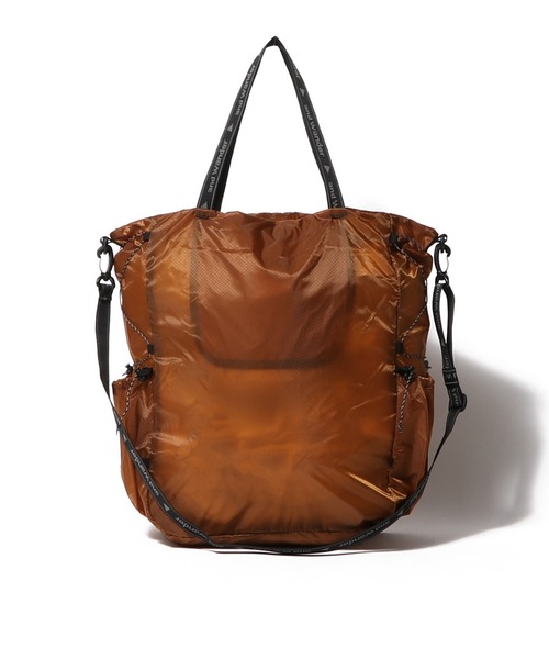 and wander(アンドワンダー)の「and wander / sil tote bag(トートバッグ・レディース・ボルドー/グレー・FREE)」の3枚目の写真