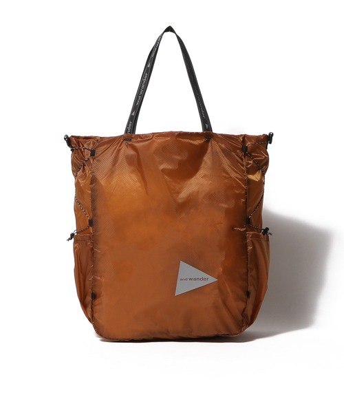 and wander(アンドワンダー)の「and wander / sil tote bag(トートバッグ・レディース・ボルドー/グレー・FREE)」の9枚目の写真