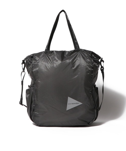 and wander(アンドワンダー)の「and wander / sil tote bag(トートバッグ・レディース・ボルドー/グレー・FREE)」の14枚目の写真