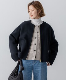 23区｜ニジュウサンク（レディース）のノーカラーコート通販 - ZOZOTOWN