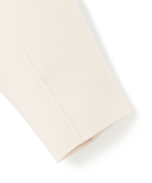 セール】ウールライトリバー ノーカラー ショートコート（ノーカラー