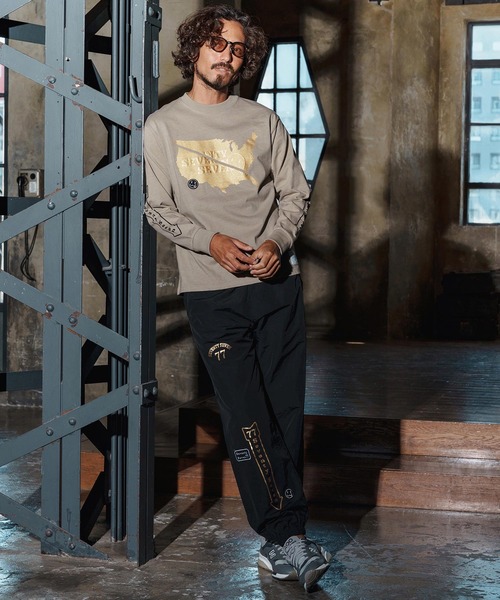 seventy seven(セブンティセブン)の「mp14174-nylon training pants(25W) ナイロンパンツ(7725W280)(その他パンツ・メンズ・ブラック×ホワイト/ブラック×ゴールド・XL/L/M/S)」の9枚目の写真