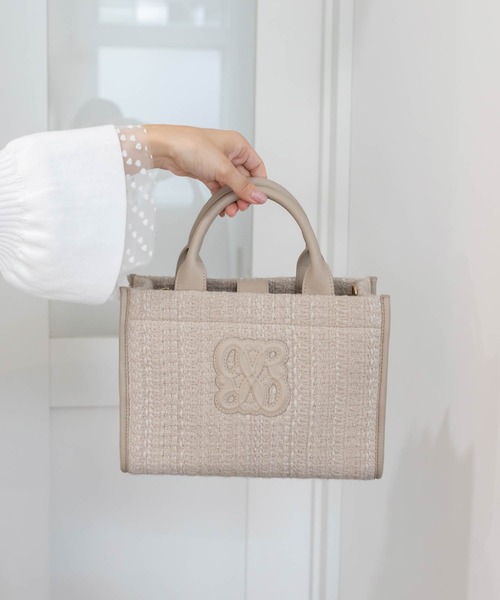 2WAY モノグラムデザイントートバッグ（トートバッグ）｜RANDA（ランダ