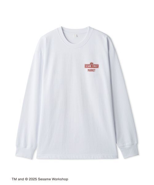 SESAME STREET(セサミストリート)の「【CAFE SWEETS】【UNISEX】ロングTシャツ(WAFFLE)(Tシャツ/カットソー・レディース・ホワイト/ベージュ・M/L)」の10枚目の写真
