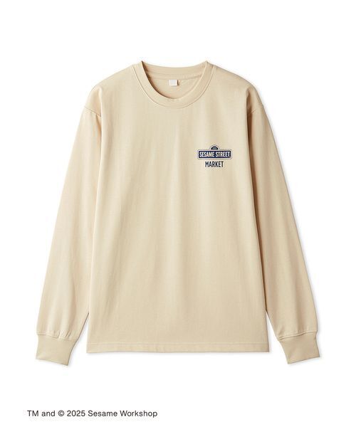 SESAME STREET(セサミストリート)の「【CAFE SWEETS】【UNISEX】ロングTシャツ(WAFFLE)(Tシャツ/カットソー・レディース・ホワイト/ベージュ・M/L)」の12枚目の写真