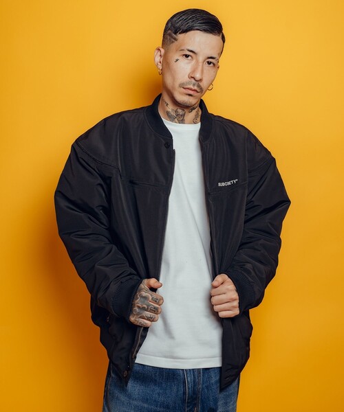 Subciety(サブサエティ)の「Derby jkt(ブルゾン・メンズ・ブラック/ネイビー/バーガンディー・X-LARGE/LARGE/MEDIUM/SMALL)」の21枚目の写真