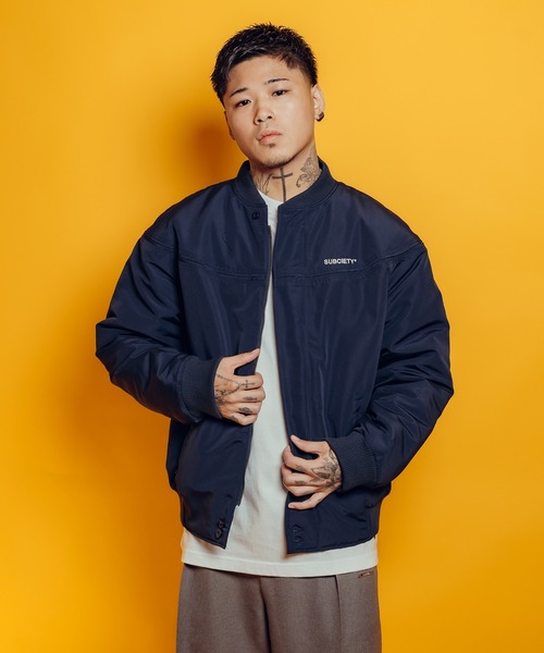 Subciety（サブサエティ）の「Derby jkt（ブルゾン・メンズ・ブラック/ネイビー/バーガンディー・X-LARGE/LARGE/MEDIUM/SMALL）」の10枚目の写真